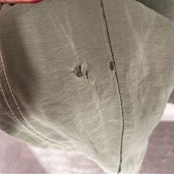 Zara Green Long Sleeves Belted Jumpsuit - Picture 12 of 15